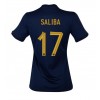 Damen Fußballbekleidung Frankreich William Saliba #17 Heimtrikot WM 2022 Kurzarm
